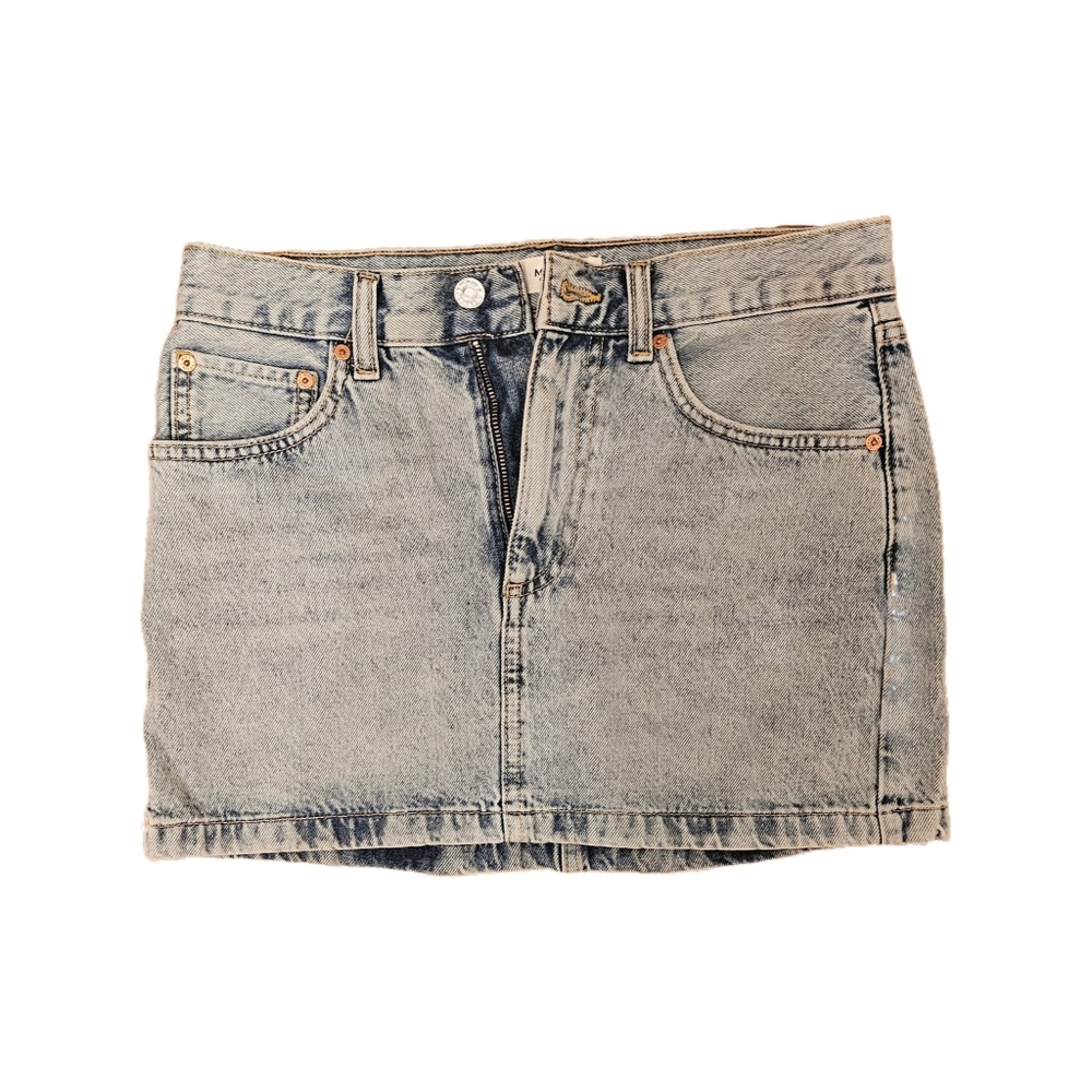 Mango Denim Mini Skirt Size Small